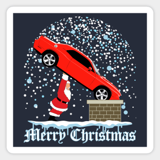 Challenger Christmas Gift Magnet